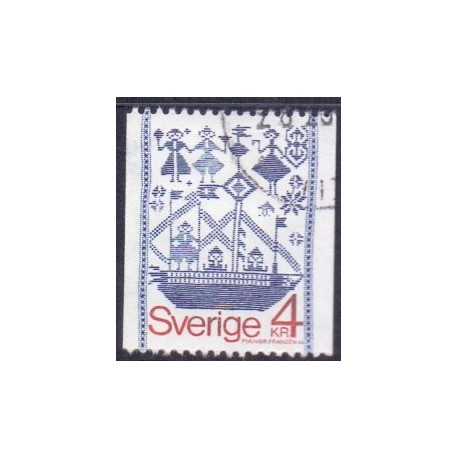 Sverige. 1979. Vægtæppe 4,00 kr. AFA nr. 1062 **    postfrisk stemplet FDC st,