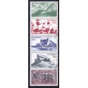 Sverige. 1978. Turistudgave i 5-stribe. AFA nr. 1035-39 **    postfrisk stemplet FDC st,