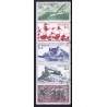 Sverige. 1978. Turistudgave i 5-stribe. AFA nr. 1035-39 **    postfrisk stemplet FDC st,