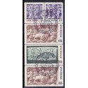Sverige. 1971. Stenhuggerværker 5-65 Øre. AFA nr. 723Cv-26 ** (1 par+2)  postfrisk stemplet FDC st,