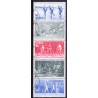 Sverige. 1977. Motionsidræt i 5-stribe. AFA nr. 982-86 **  postfrisk stemplet FDC st,