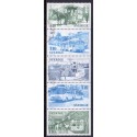 Sverige. 1977. Lokaltrafik, i 5-stribe. AFA nr. 1005-09 **     postfrisk stemplet FDC st,