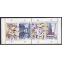 Sverige. 1986. Stockholmia. AFA nr. 1379-82 postfrisk miniark  Stemplet hæfte FDC parstykkke SWEDEN **/o