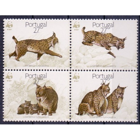 Portugal. 1988. Dyr. i 4-blok AFA nr. 1735-38 **