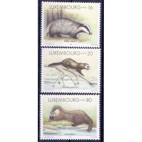 Luxembourg. 1996. Dyr. AFA nr. 1388-90 **