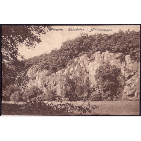 Bornholm. Ekkodalen i Almindingen, ubrugt (Colberg)