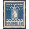 Grønland/Greenland 1915. 10 Øre. Blå Kartonpapir. AFA nr.7I. postfrisk stemplet ubrugt