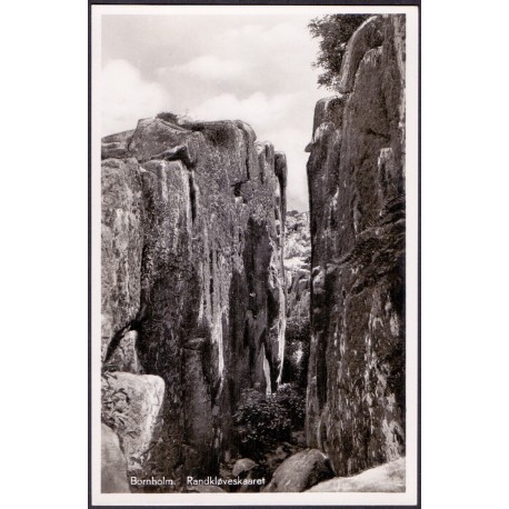 Bornholm. Randkløveskaaret, ubrugt (Colberg 8805)