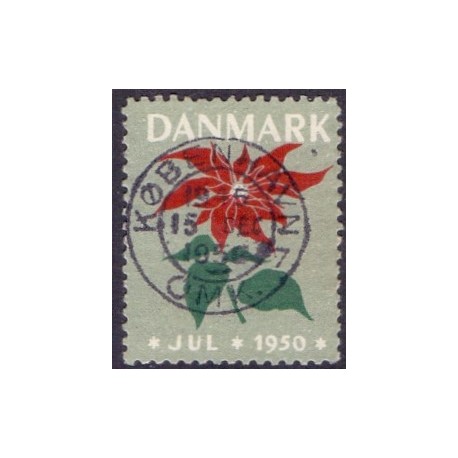 1950. julemærke luksus-stemplet