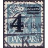 1934. Provisorier 4/25 Øre,  AFA 221 Luksus-stemplet