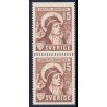 Sverige. 1941. Skt. Birgitta. AFA nr 294Co & 294Cn **   postfrisk stemplet FDC st,
