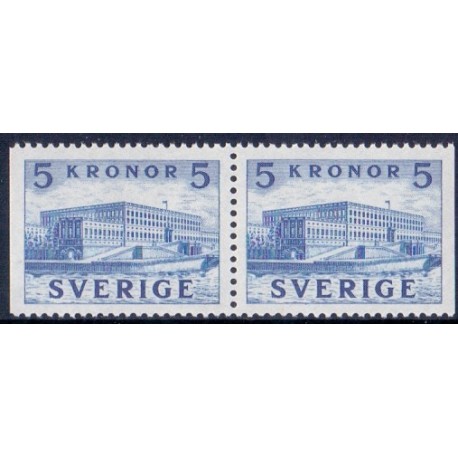 Sverige. 1941. Stokholm slot 5 Kr. 3 sider, AFA nr. 291Cv/Ch **   postfrisk stemplet FDC st,