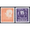 Sverige. 1964. Suppleringsværdier, 45-95 Øre. AFA nr. 533-34 **     postfrisk stemplet FDC st,
