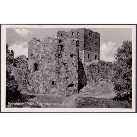 Bornholm. Parti fra Hammershus Ruiner, ubrugt (Colberg 4020)