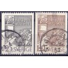 Sverige. 1952. Olavus Petris 25 Øre-1,40 Kr, AFA nr. 373-74 **   postfrisk stemplet FDC st,