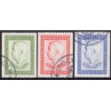 Sverige. 1952. Kong Gustaf VI 10-40+10 Øre, AFA nr. 382-84 **  postfrisk stemplet FDC st,