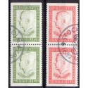 Sverige. 1952. Kong Gustaf VI, AFA nr. 382Co-383Cn ** (2)  postfrisk stemplet FDC st,
