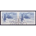 Sverige. 1958. 10 års helikopterpost. AFA nr. 440Cv & 440Ch **   postfrisk stemplet FDC st,