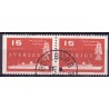 Sverige. 1958. Nordatlantiske postforbindelser. AFA nr. 442Cv & 442Ch **   postfrisk stemplet FDC st,