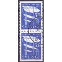 Sverige. 1959. Vandkraftværkerne 50 år. AFA nr. 452Co & 542Cn **    postfrisk stemplet FDC st,