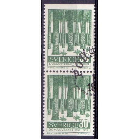 Sverige. 1959. Forstvæsnet 100 år. AFA nr. 457Co & 457Cn **    postfrisk stemplet FDC st,