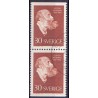 Sverige. 1960. Gustaf Fröding, i lodret par. AFA 467Co/Cn ** postfrisk stemplet FDC st,