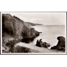 Bornholm. Løvehovederne ved Hammershus ubrugt (Ægte foto)