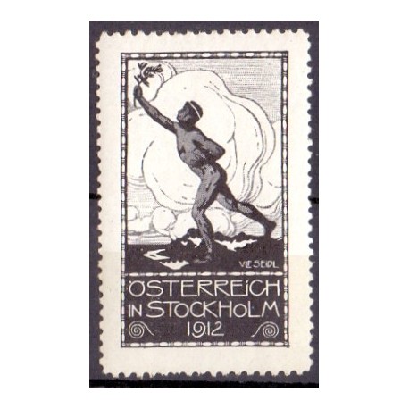 Sverige Mærkater/Cinderella: Österreich in Stockholm 1912 **