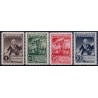 USSR. 1941. Fæstningen Ismali, complete sæt, AFA nr. 809-12 **