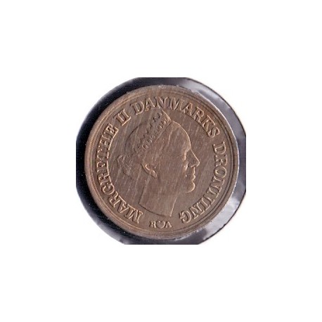 Kronprins Frederik 18 års-fødselsdag. Glat kant 10 kr. 1986