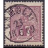 Sverige. 1862. Løvetegning 17 Øre, Rødlilla. AFA nr. 15 **, postfrisk stemplet FDC st,