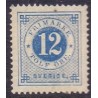 Sverige. 1877. Ringtype 12 Øre.  AFA nr. 21B * postfrisk stemplet FDC st,