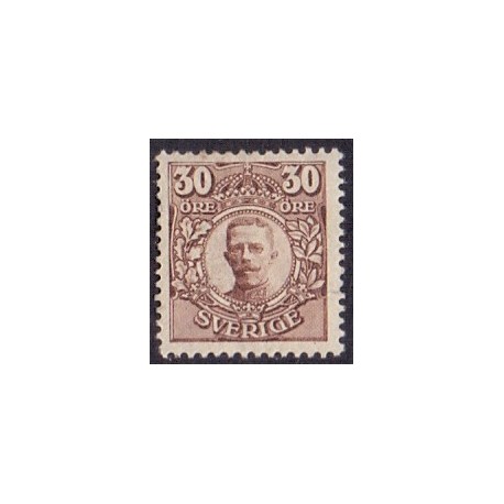 Sverige. 1911-19. Kong Gustav V. 30 Øre. AFA nr. 73 **   postfrisk stemplet FDC st,