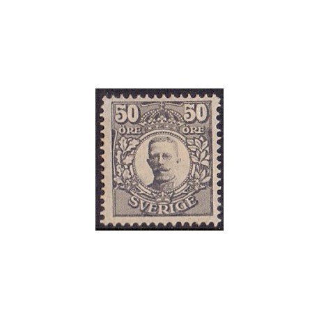 Sverige. 1911-19. Kong Gustav V. 50 Øre. AFA nr. 75 **   postfrisk stemplet FDC st,