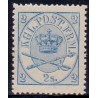 1864. 2 sk. Krone/Scepter/sværd AFA nr. 11 **