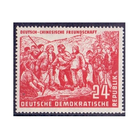 DDR. 1951. Tysk-kinesisk venskab. AFA nr. 121 **
