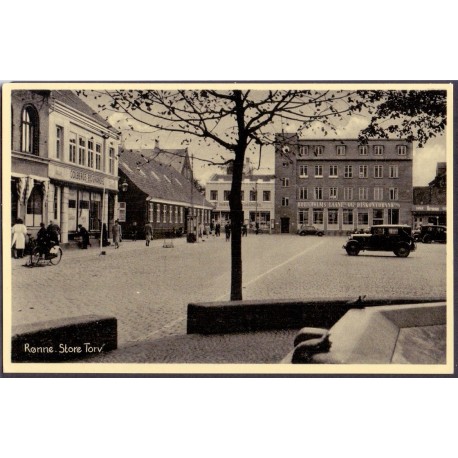 Bornholm. Rønne Store torv, ubrugt (Stender 160)