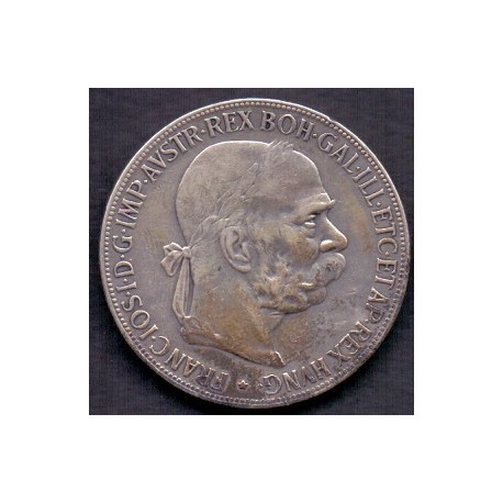Østrig-Austria. 5 Corona 1900 Ag.