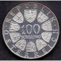 Østrig-Austria. 100 Schilling, 1976, Burgtheater, Sølv (0,640) 23.93 g