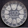 Østrig-Austria. 100 Schilling, 1976, Burgtheater, Sølv (0,640) 23.93 g