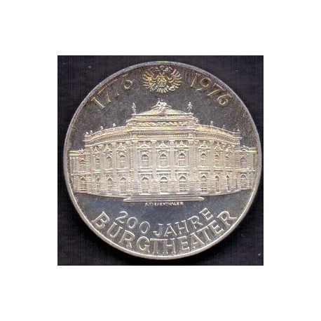 Østrig-Austria. 100 Schilling, 1976, Burgtheater, Sølv (0,640) 23.93 g