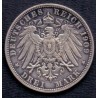 Tyskland-Germany. PREUSSEN 3 Mark 1909 A. WC527. Ag.