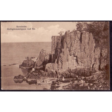 Bornholm. Helligdomsklippen ved Rø, ubrugt (Frits Sørensens 661) 