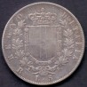 Italien-Italy. 1876 Vittorio Emanuele Ii, 5 Lira, Ag.