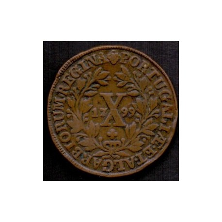 Portugal. Maria I, X Reis 1799