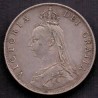 England-Great Britain. 1887. Double-florin. Victoria, Ag,