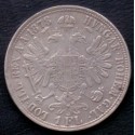 Østrig-Austria. 1878 Florin. KM2222. Ag.