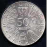 Østrig-Austria. 1974. 50 Schilling, Rundfunk, Sølv (0,900) 20g