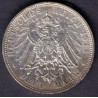 Tyskland-Germany. BAYERN 3 MARK 1911-D. KM988. Ag.