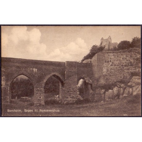 Bornholm. Broen til Hammershus, ubrugt (Frits Sørensens 598)
